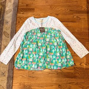 NWT Matilda Jane Wonderment Winter Dreamscape Christmas Tunic Top Sz 12